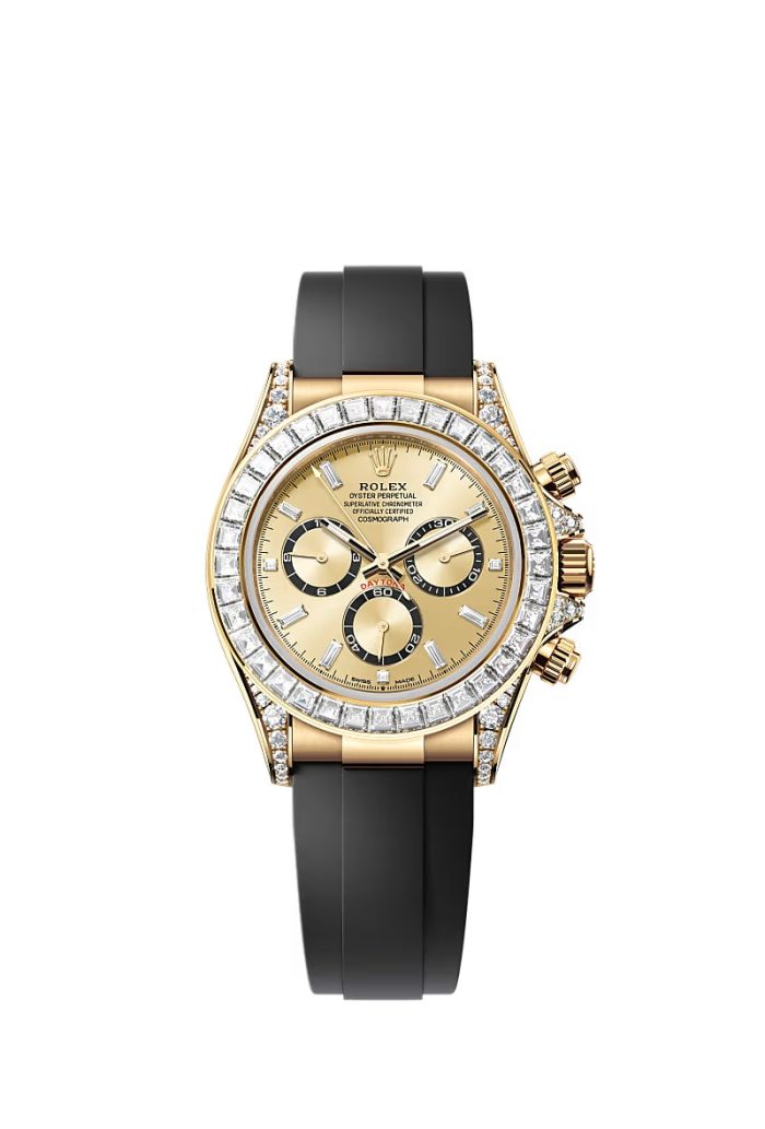 Oyster, 40 mm, yellow gold and diamonds