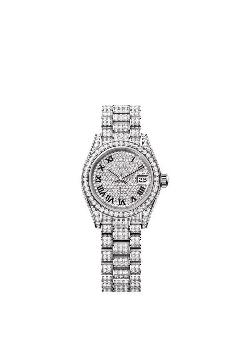 Lady-Datejust, white gold and diamonds
